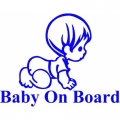 Baby On Board ! Decal/ Stickers! 4.5 inches wide!